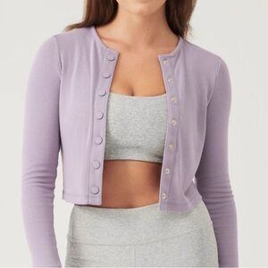 Outdoor voices button front ribbed cardi Sz XS